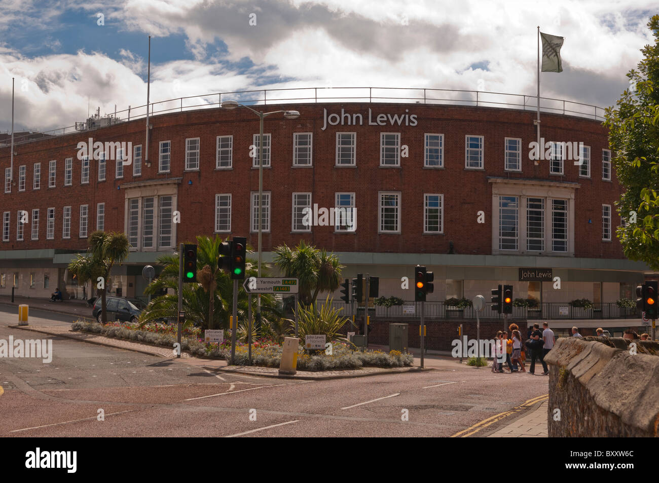 The John Lewis department shop store in Norwich , Norfolk , England