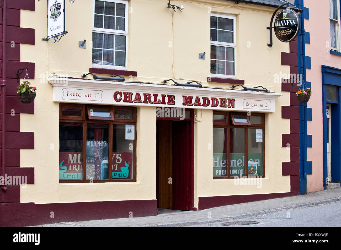 Charlie Madden's Bar in Timoleague, West Cork, Ireland Stock Photo