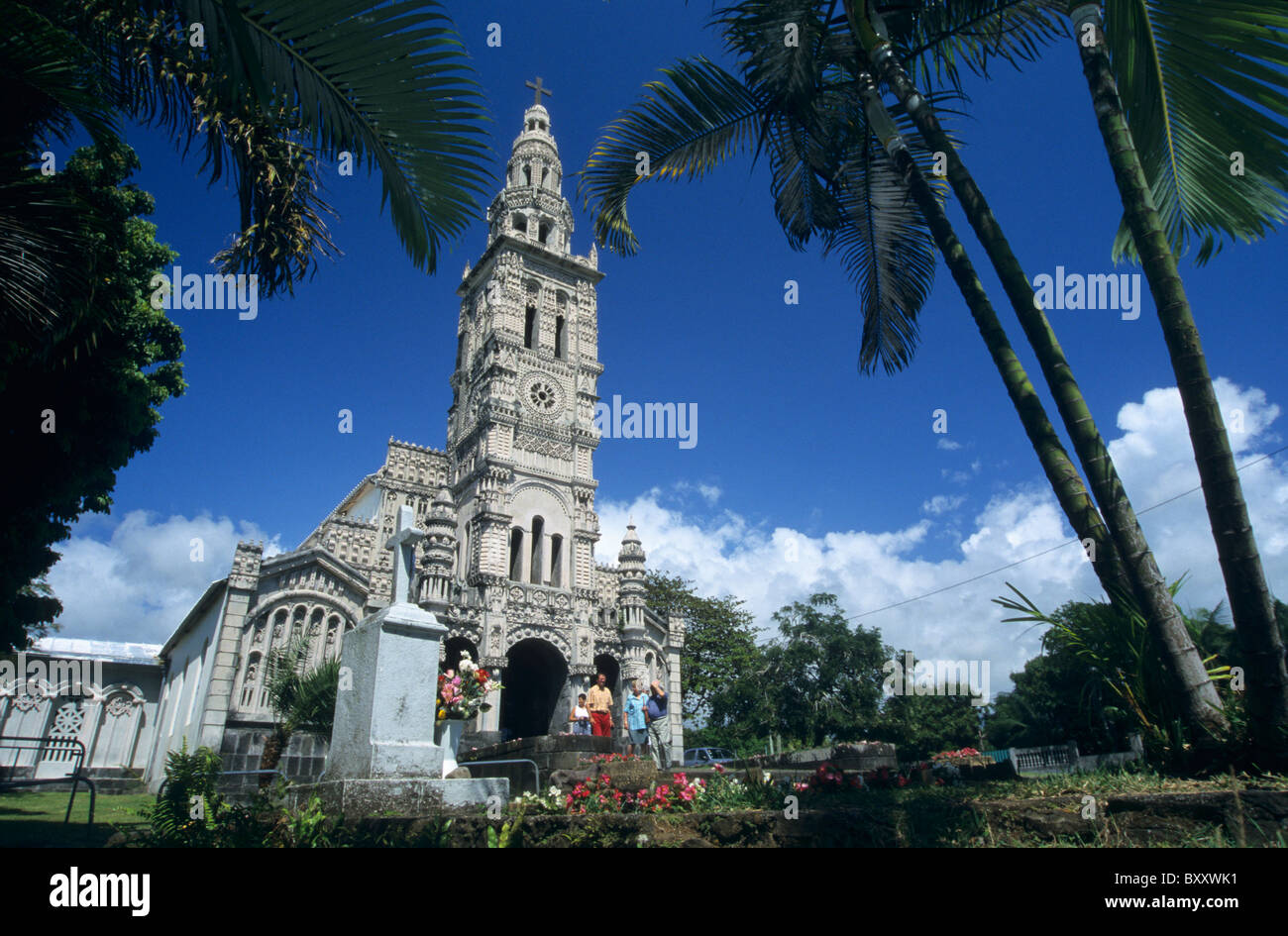 Sainte Anne church, Saint Benoit, La Reunion island (France), Indian Ocean Stock Photo Alamy