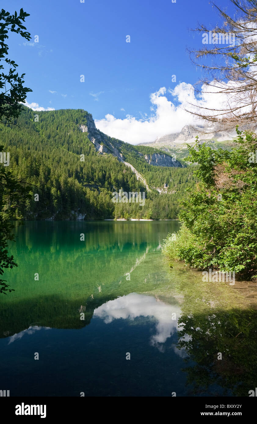 Beautiful view a lake in alps hi-res stock photography and images - Alamy