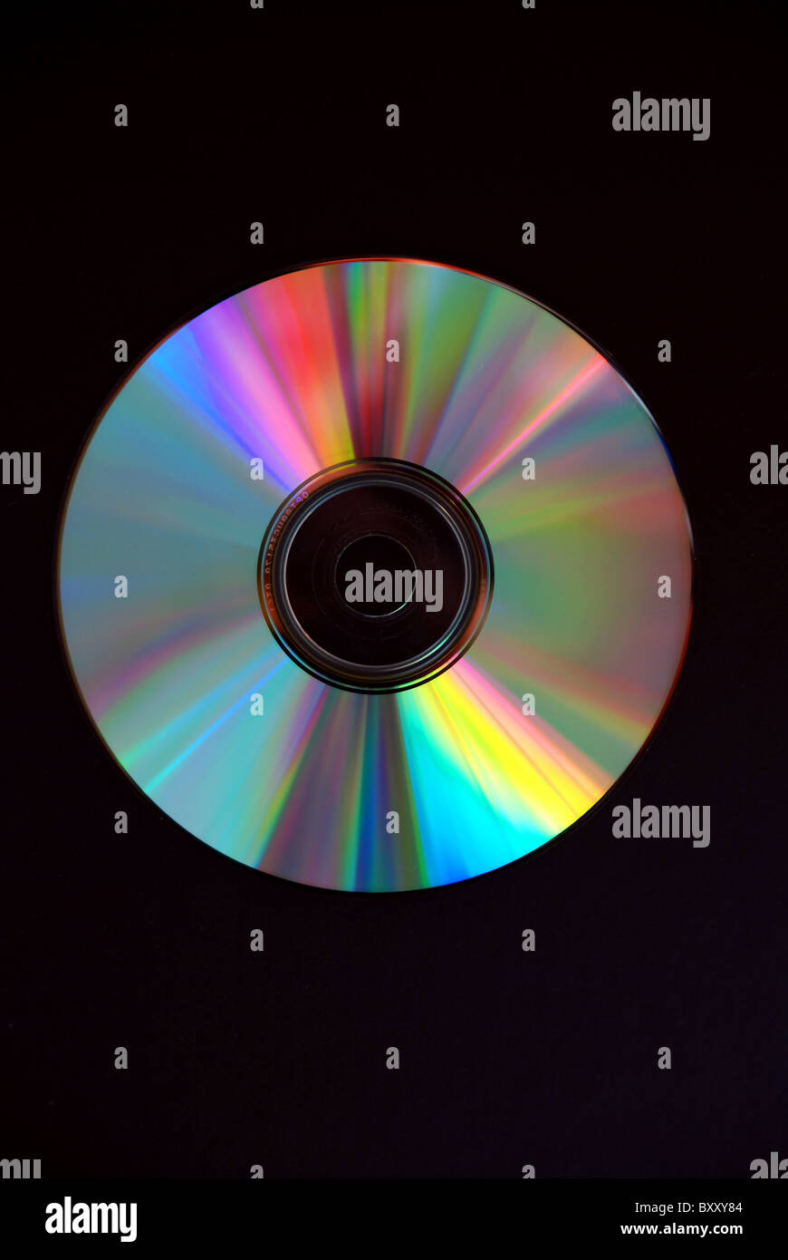 A spectral compact disc Stock Photo