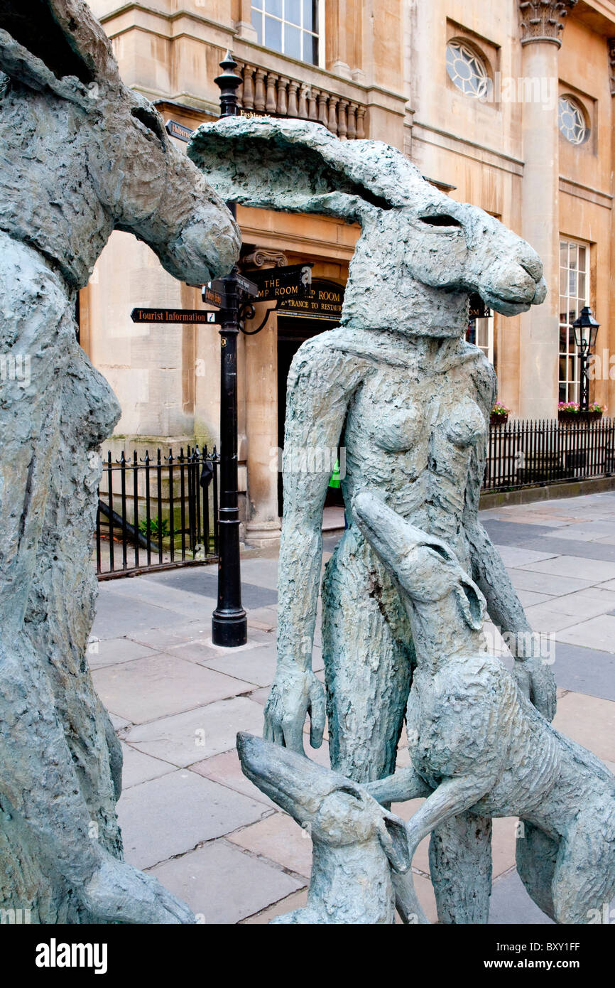 Rabbits statues hires stock photography and images Alamy