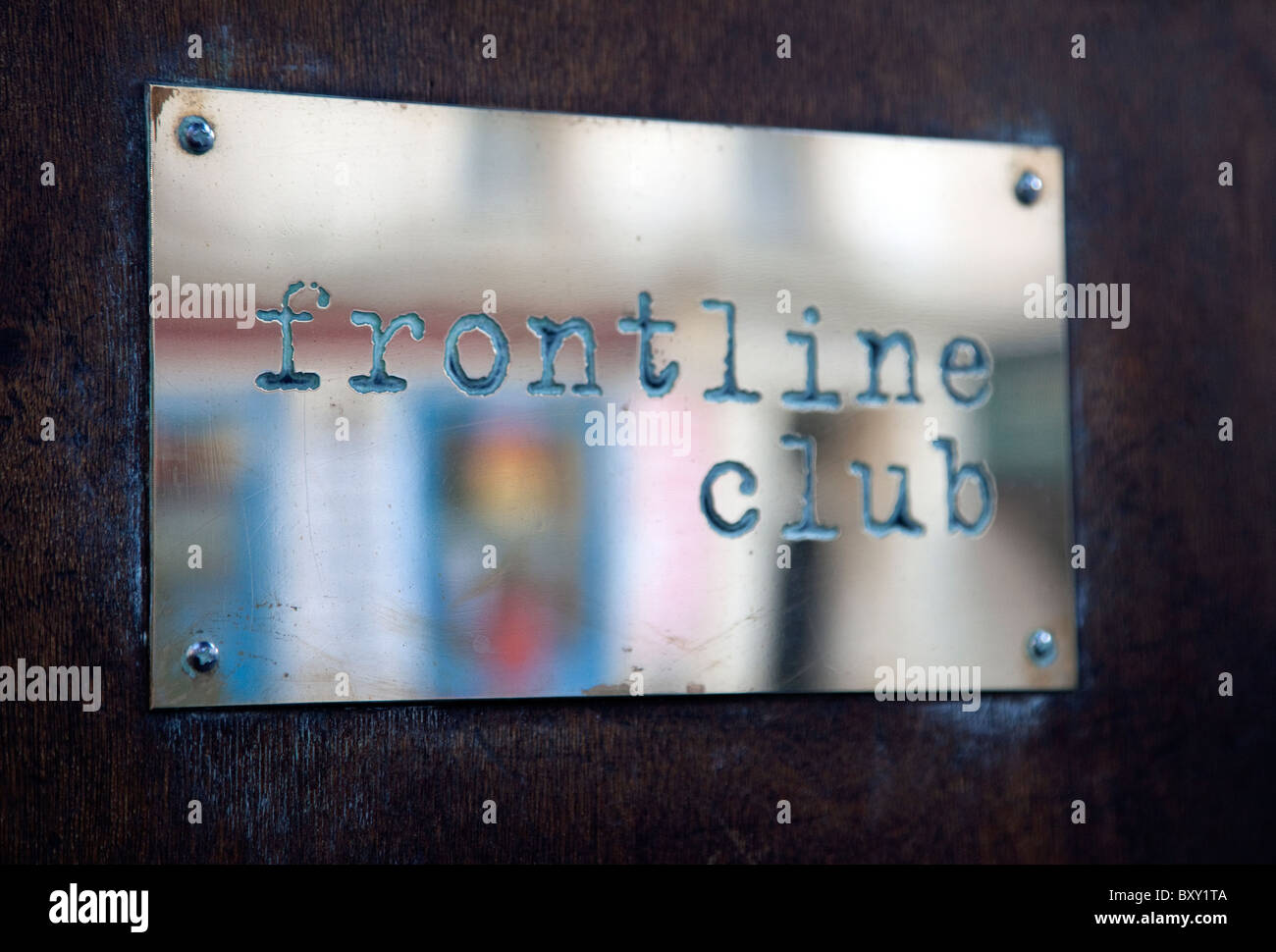 Frontline Club, Paddington, London Stock Photo