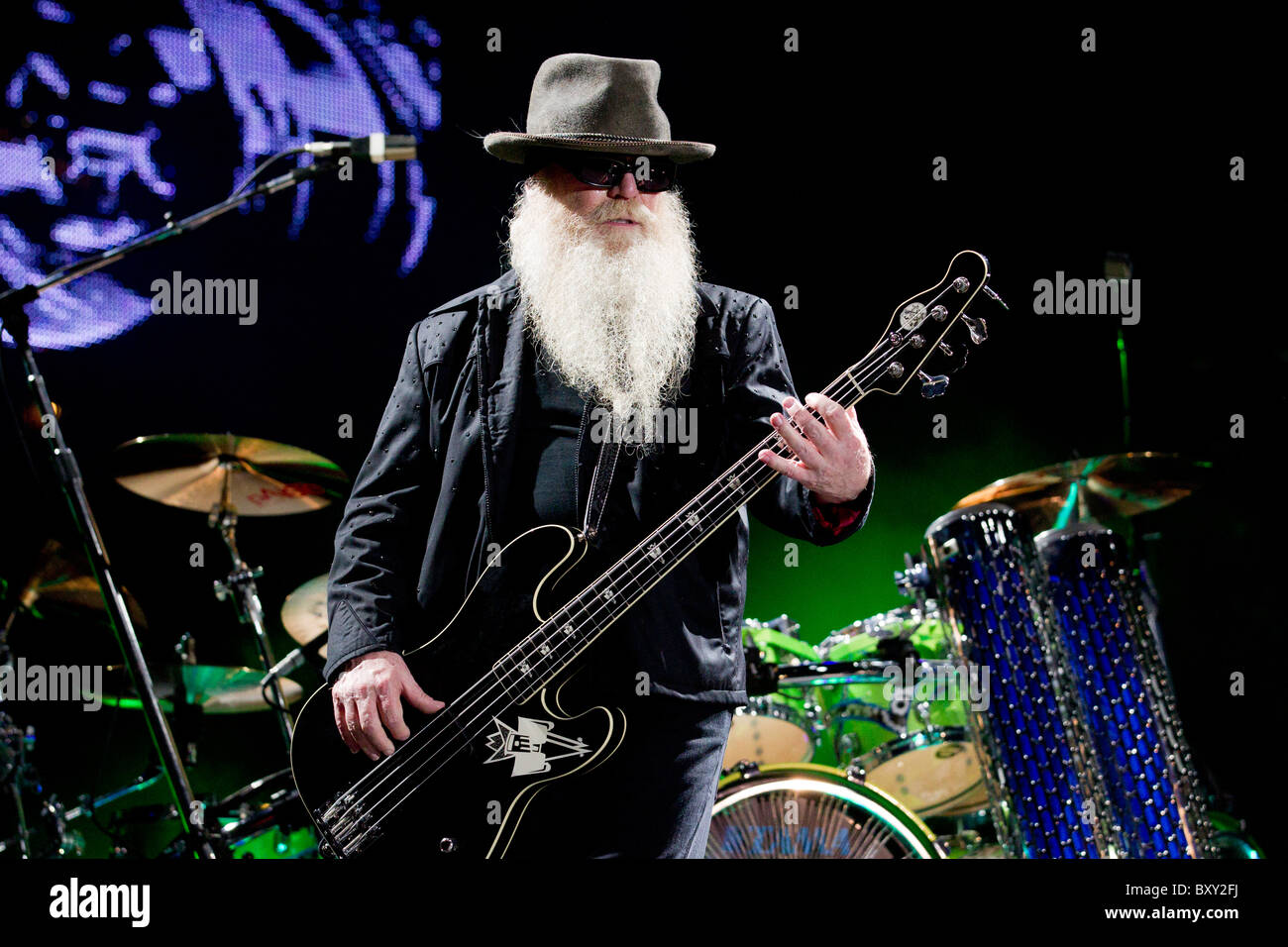 The band "ZZ Top Stock Photo Alamy