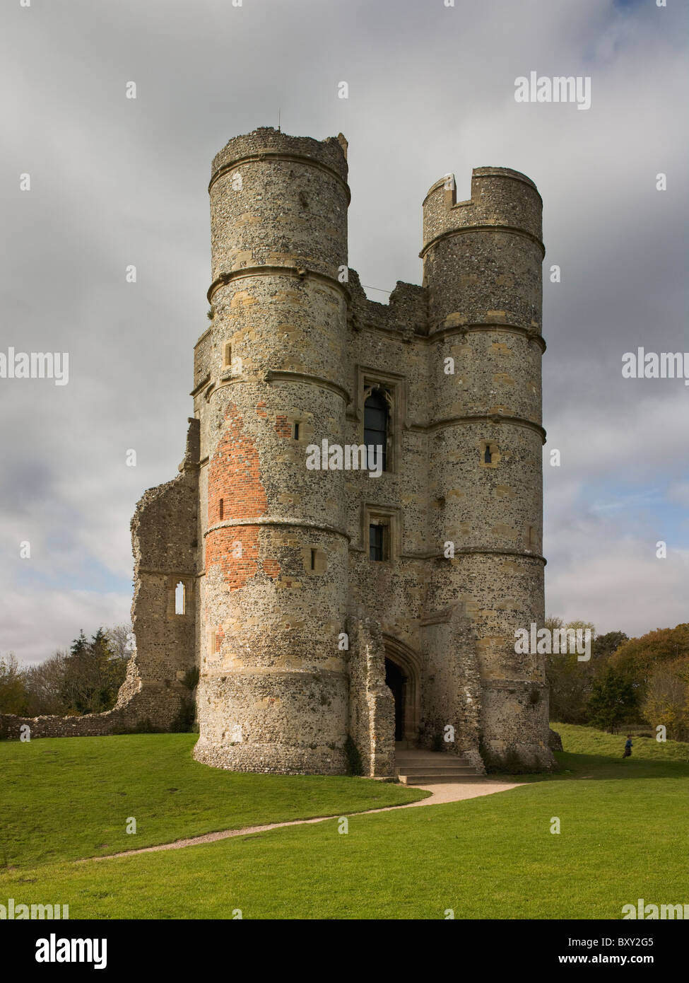 Donnington Castle, Berkshire gate-tower Stock Photo