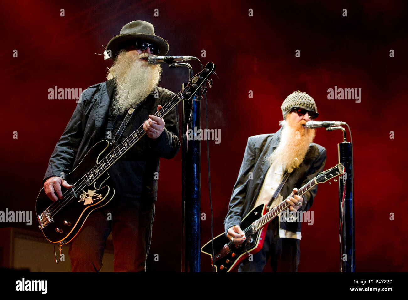 The band "ZZ Top Stock Photo Alamy