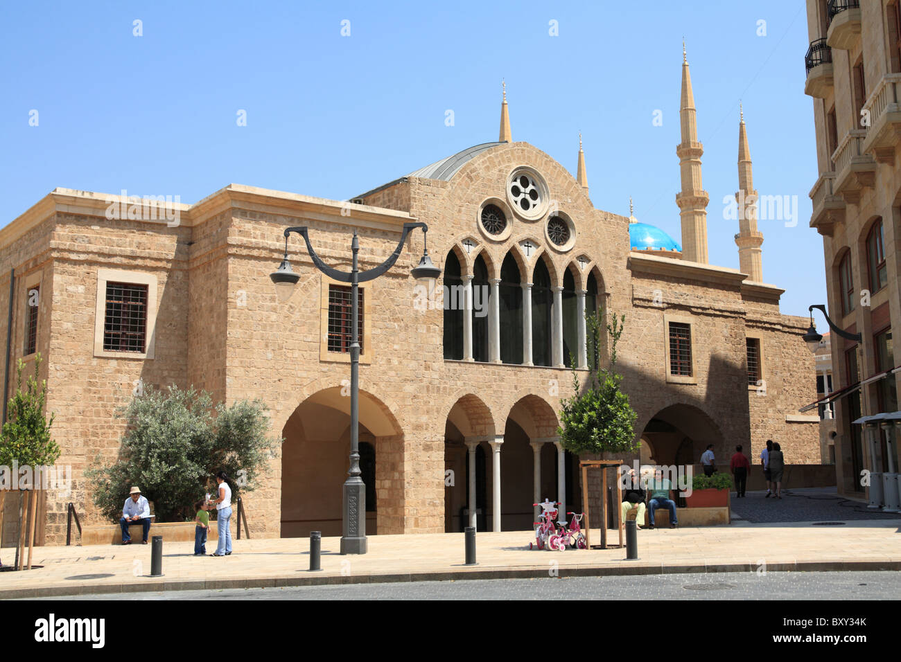 Saint George Orthodox Cathedral Place d Etoile Beirut Lebanon Stock ...