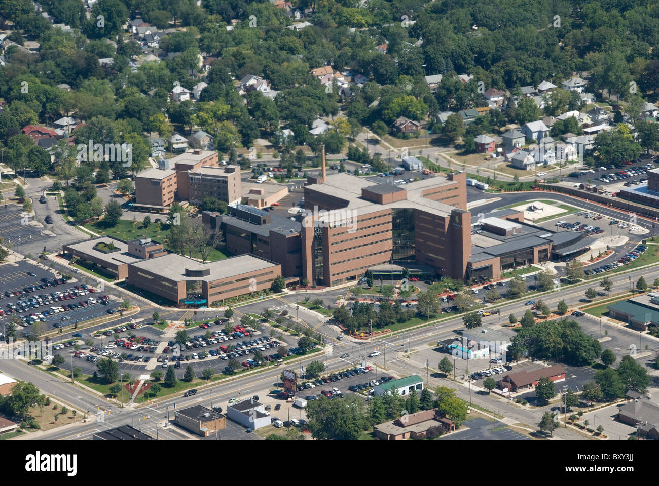 Aerial Allegiance Health Stock Photo