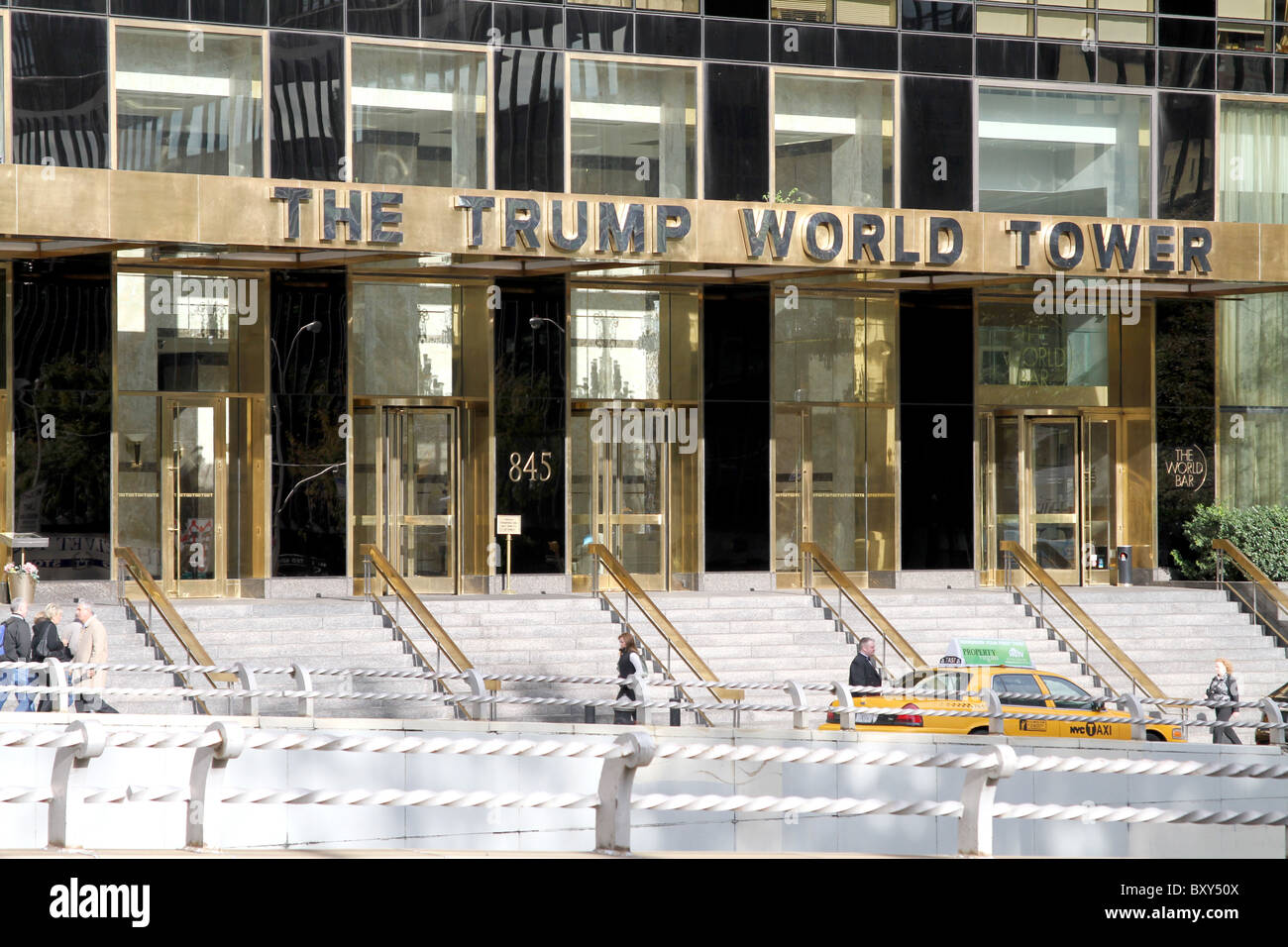 The Trump World Tower on 1st Avenue in New York, America Stock Photo