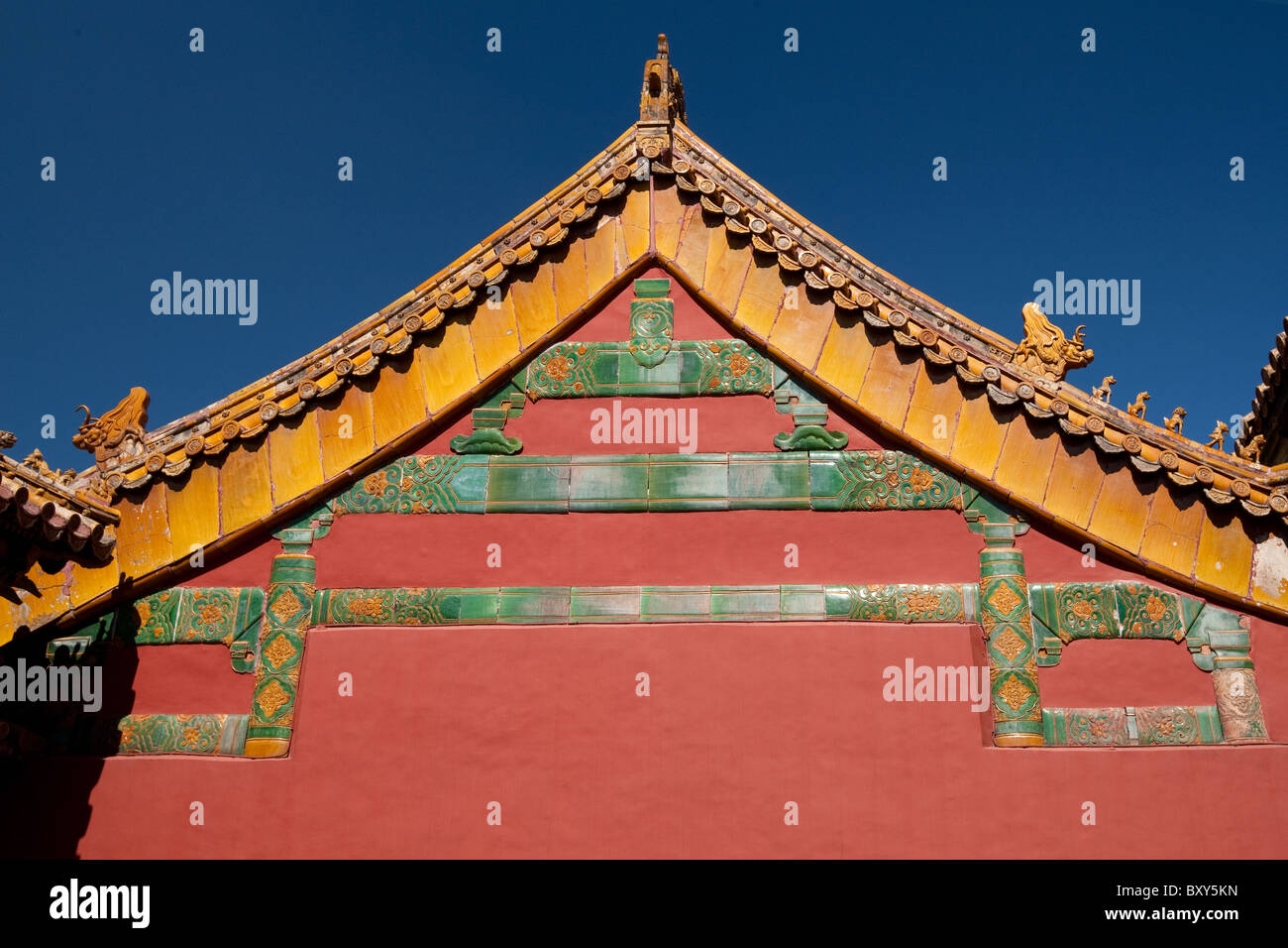 Leading into the Imperial Garden, The Forbidden City, GuGong, Beijing, China Stock Photo