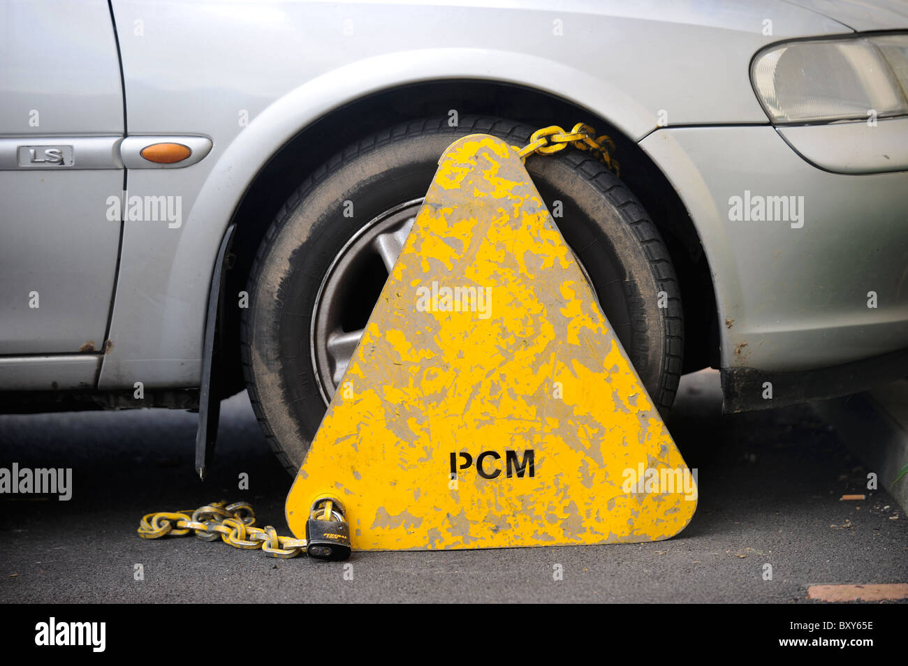Clamped car private hires stock photography and images Alamy