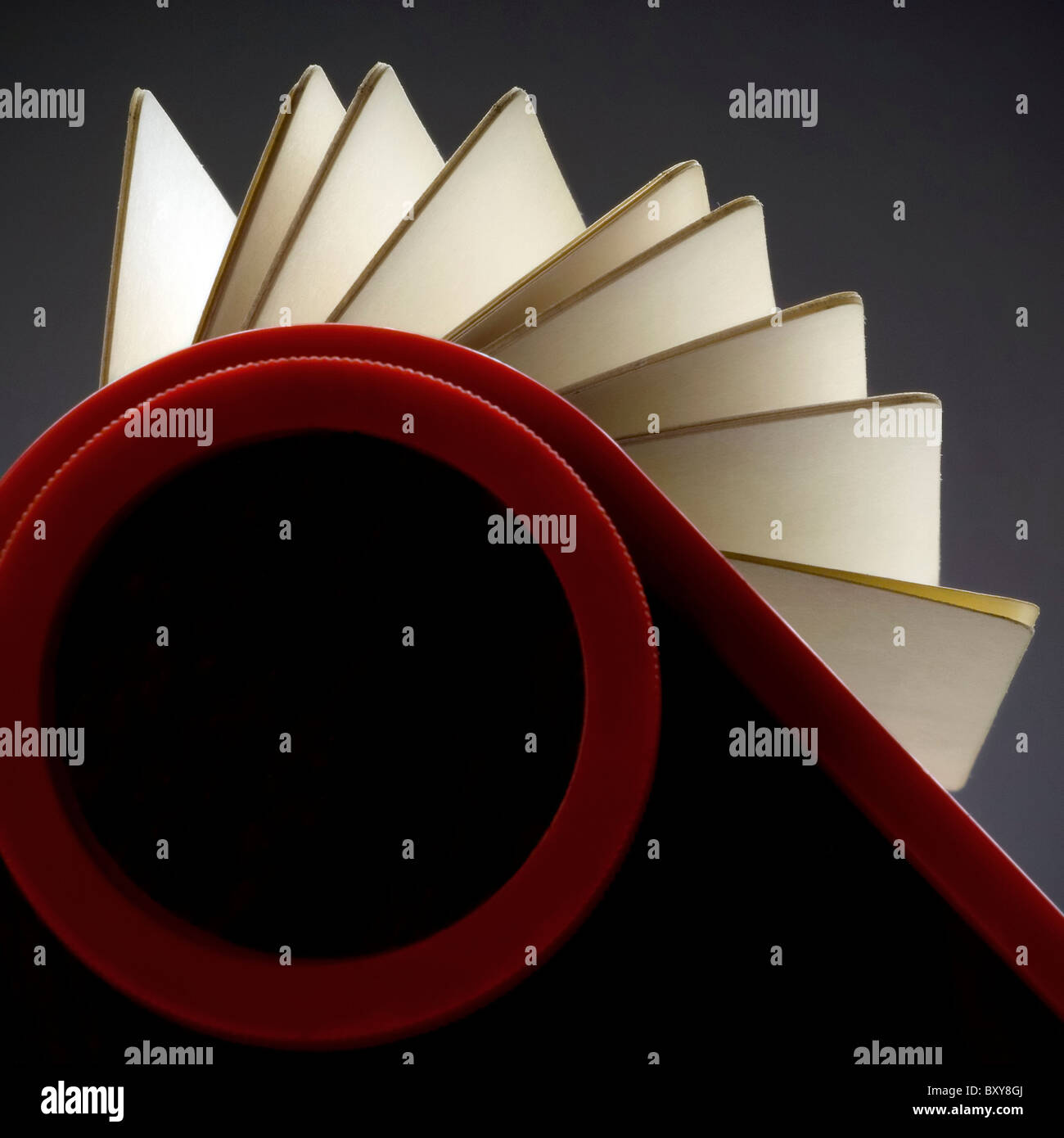 rotary card index with removable cards Stock Photo Alamy