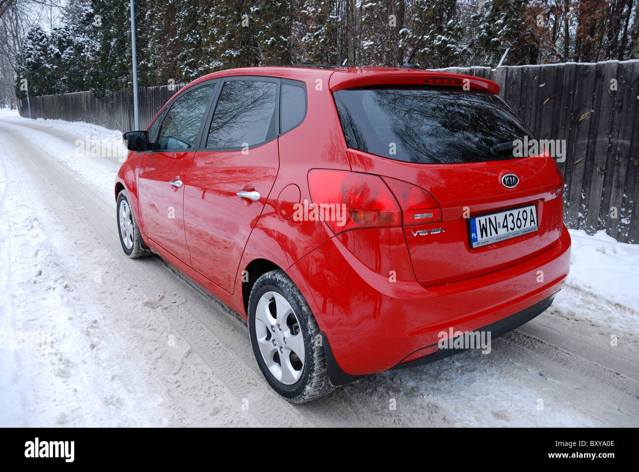 Red kia car hi-res stock photography and images - Page 3 - Alamy