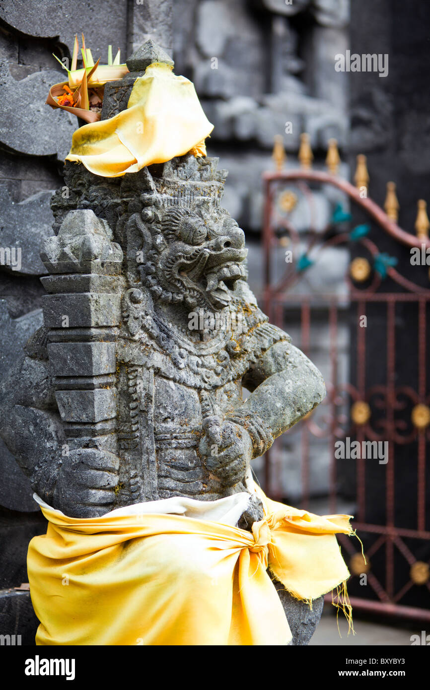 Sculpture at Pura Besakih Temple, Bali, Indonesia Stock Photo