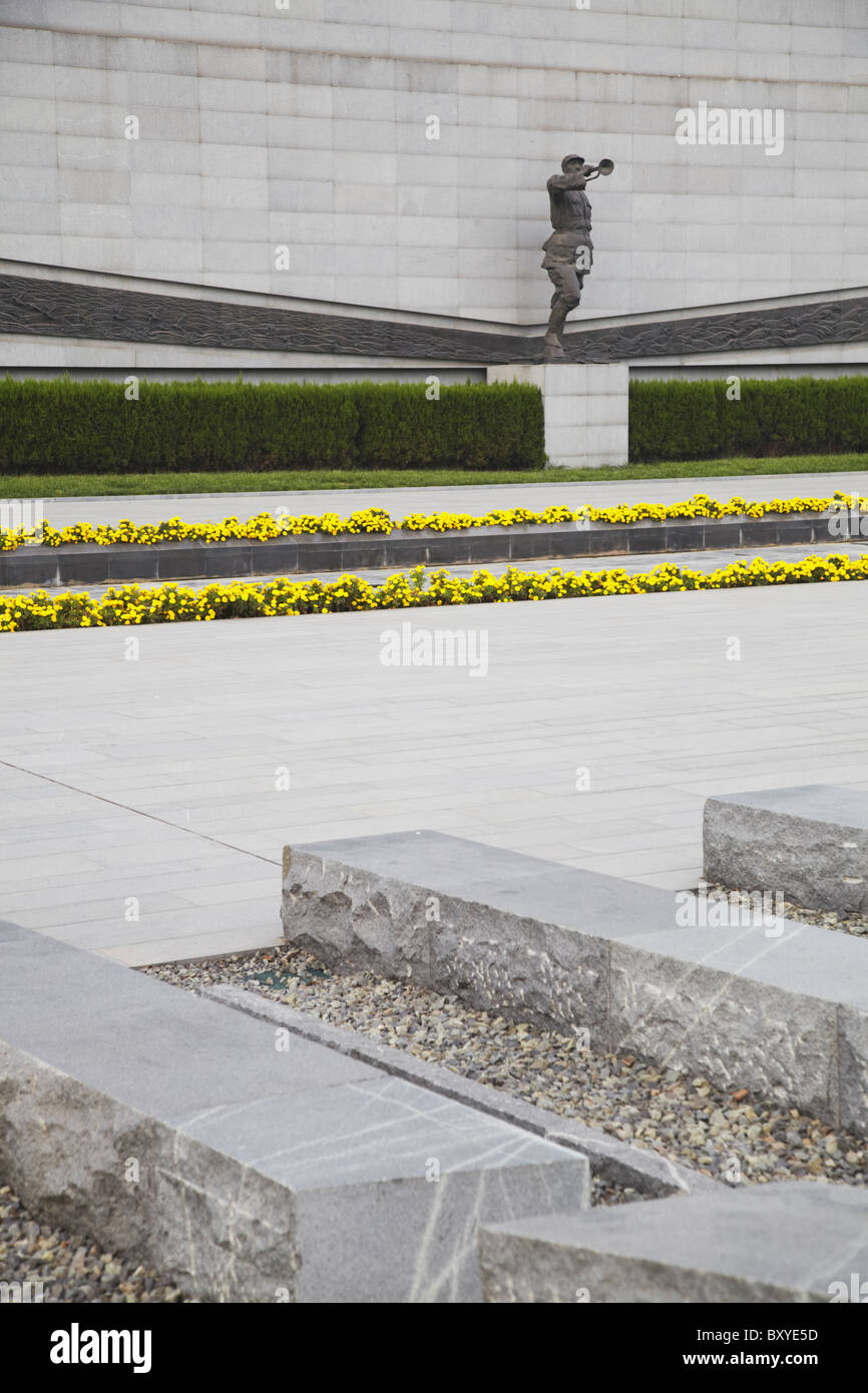 Statue at Memorial for the Nanjing Massacre, Nanjing, Jiangsu, China Stock Photo