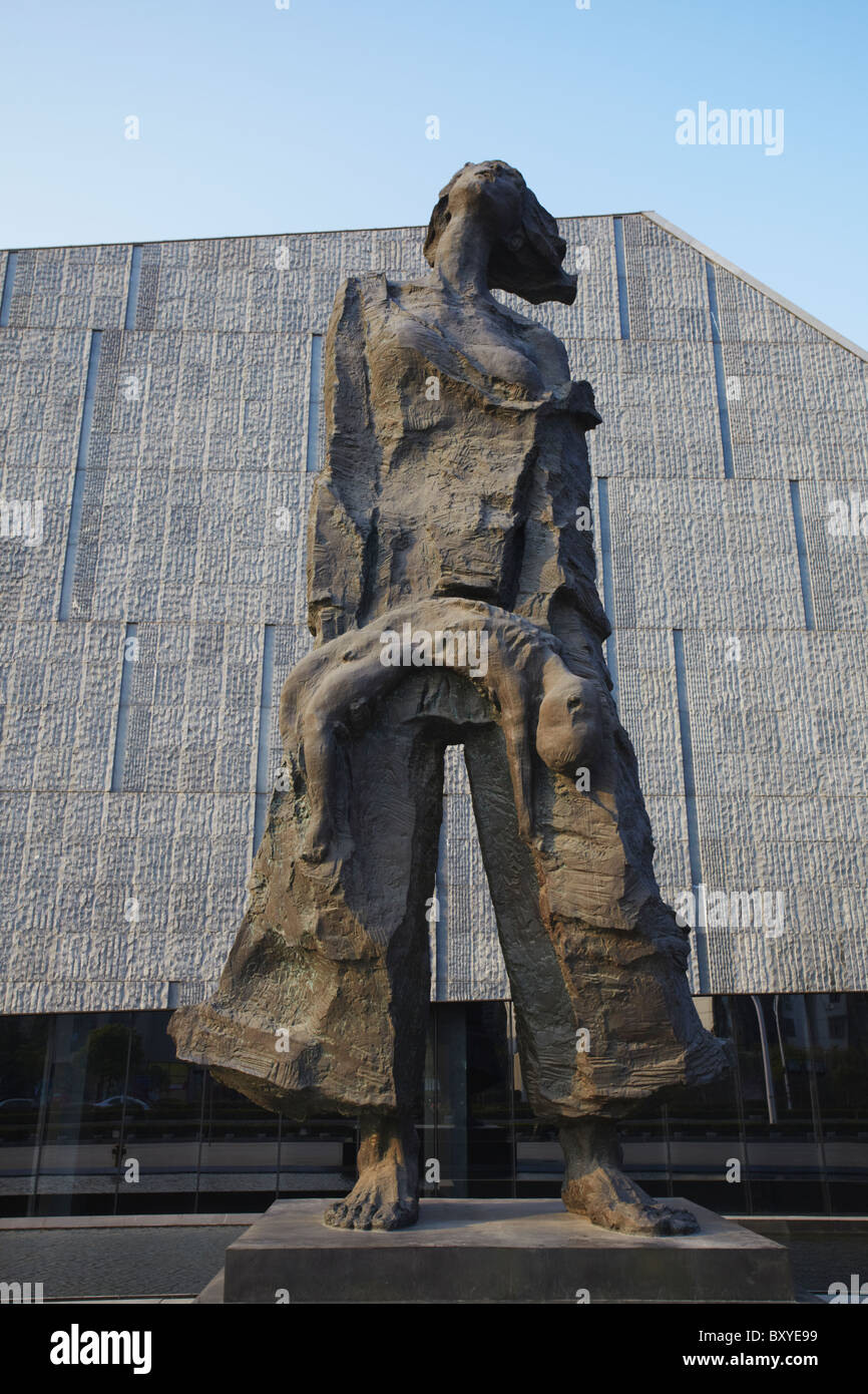 Statue at Memorial for the Nanjing Massacre, Nanjing, Jiangsu, China Stock Photo
