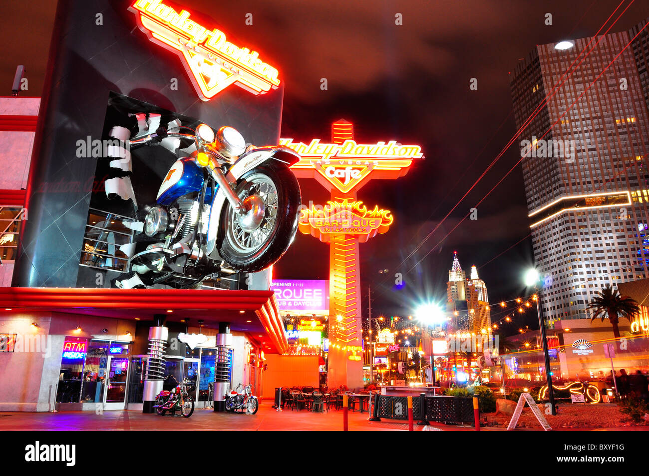 Las Vegas, Harley Davidson Café, Las Vegas, Nevada, USA Stock Photo - Alamy