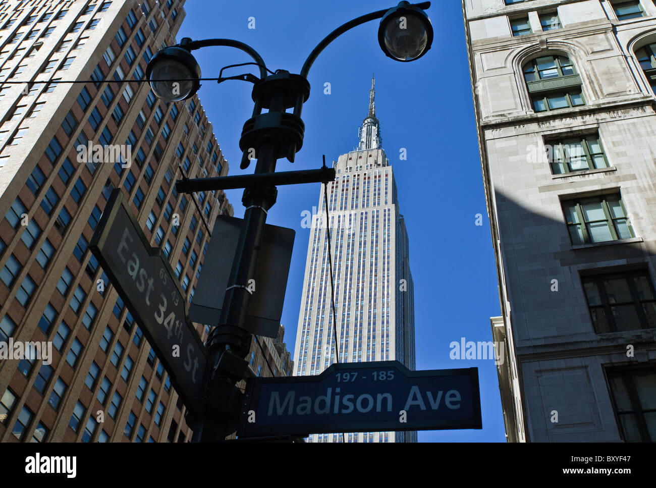 U.S.A., New York, Manhattan, the Empire State Building Stock Photo - Alamy