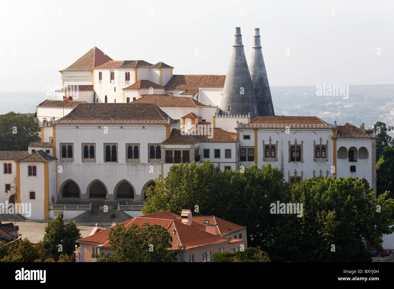 Résidence royale médiévale la mieux conservée au Portugal, le Palais de Sintra a été habité