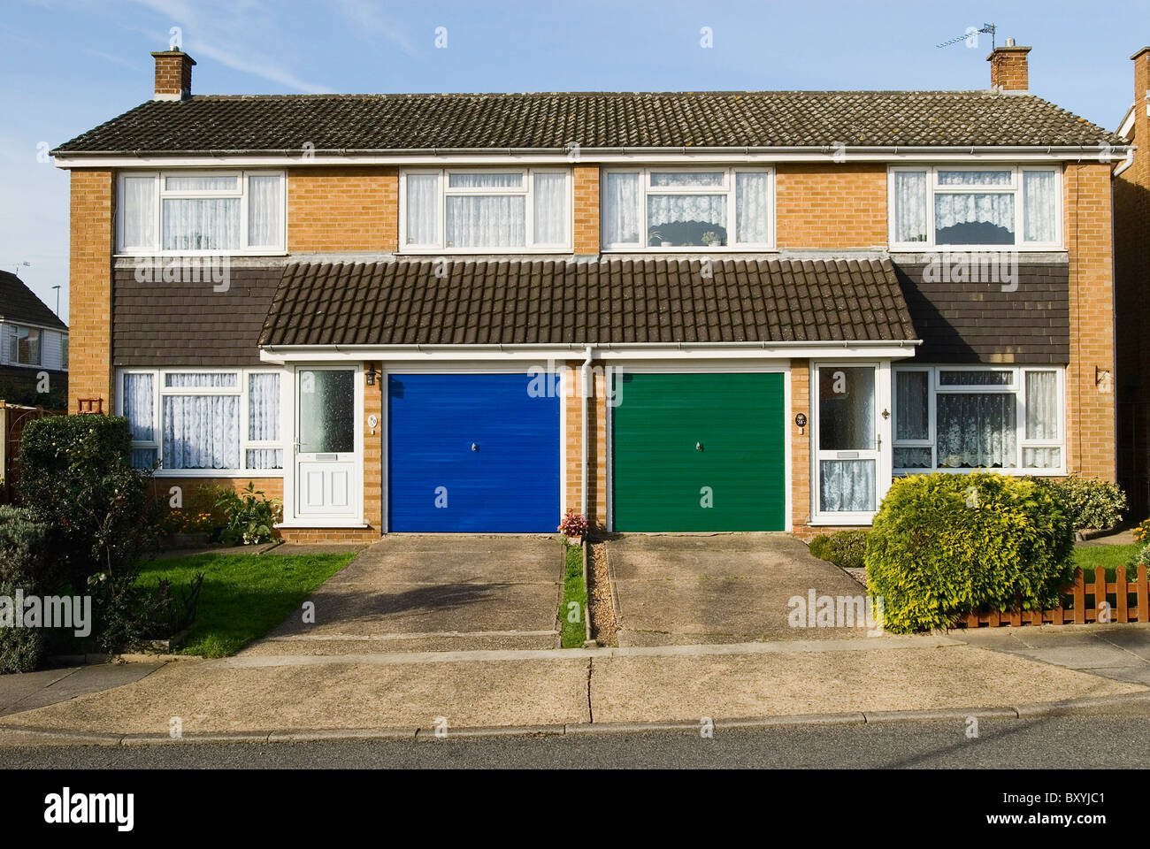 1960s Semi Detached Houses Ipswich Suffolk UK Stock Photo Alamy