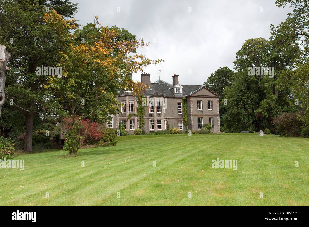 Derwent Island House on Derwent Island near Keswick in the Lake ...