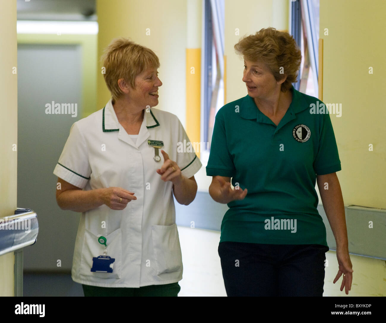 Nhs nurse in white uniform hi-res stock photography and images - Alamy