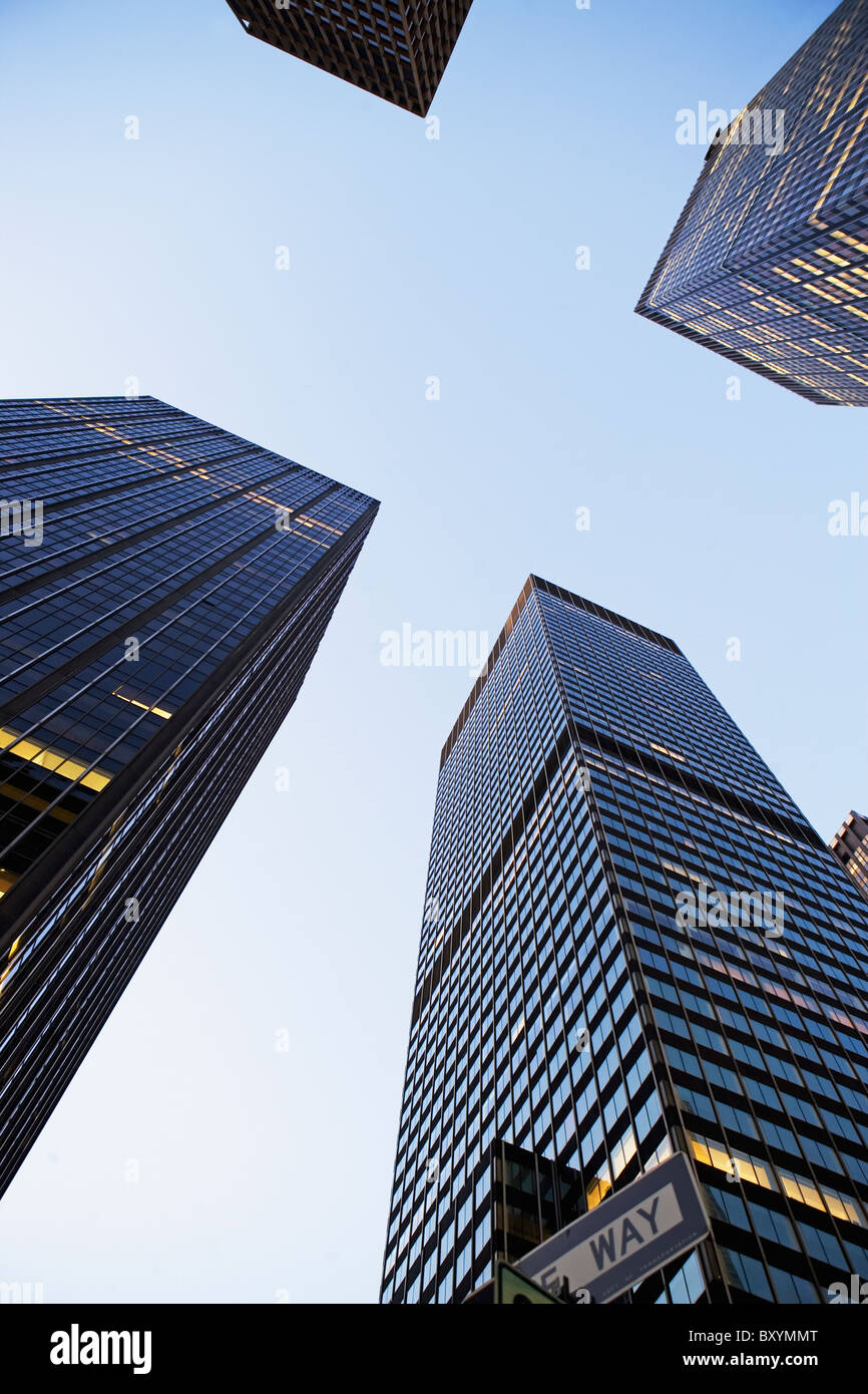 Low angle view of skyscrapers Stock Photo - Alamy