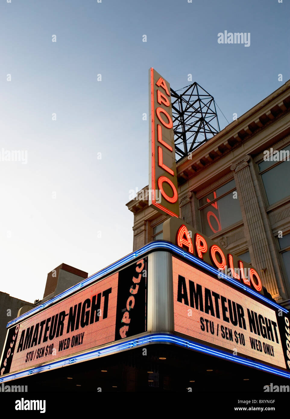 Apollo Theater marquee Stock Photo