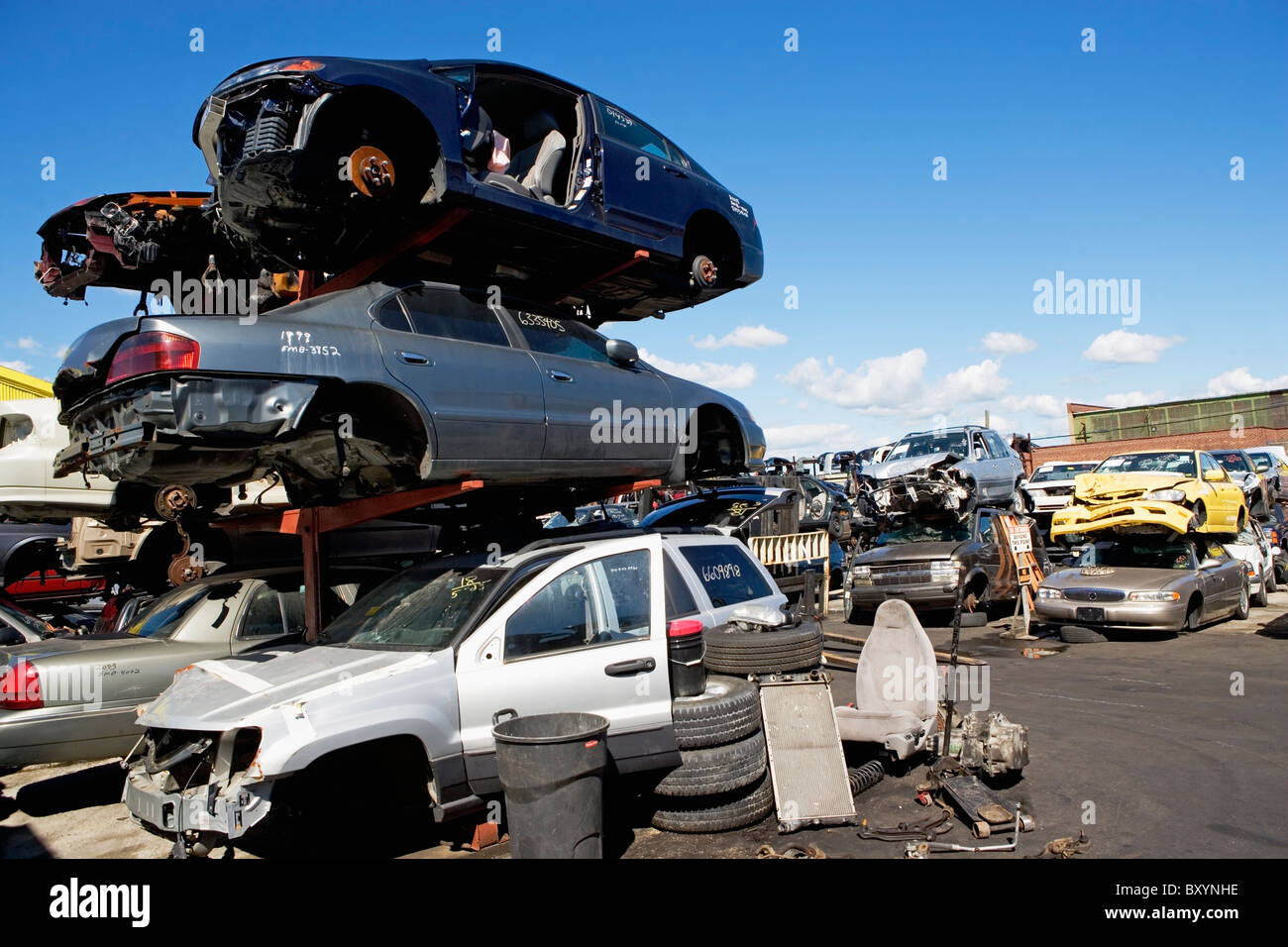 Car stack new york hires stock photography and images Alamy