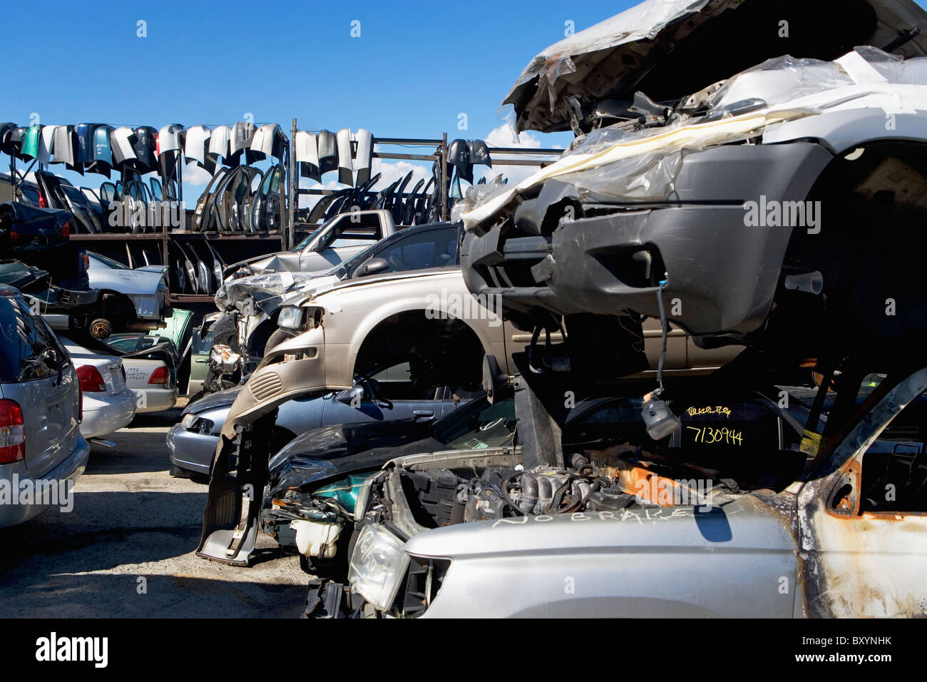 Car stack new york hi-res stock photography and images - Alamy