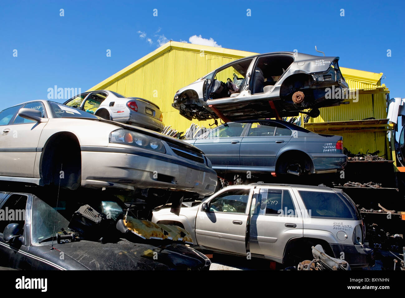 Car stack new york hi-res stock photography and images - Alamy
