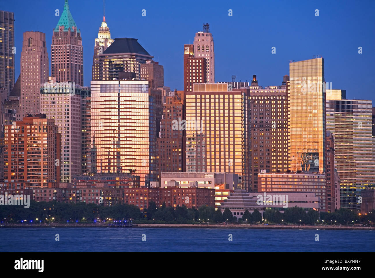 View of Battery Park Stock Photo Alamy