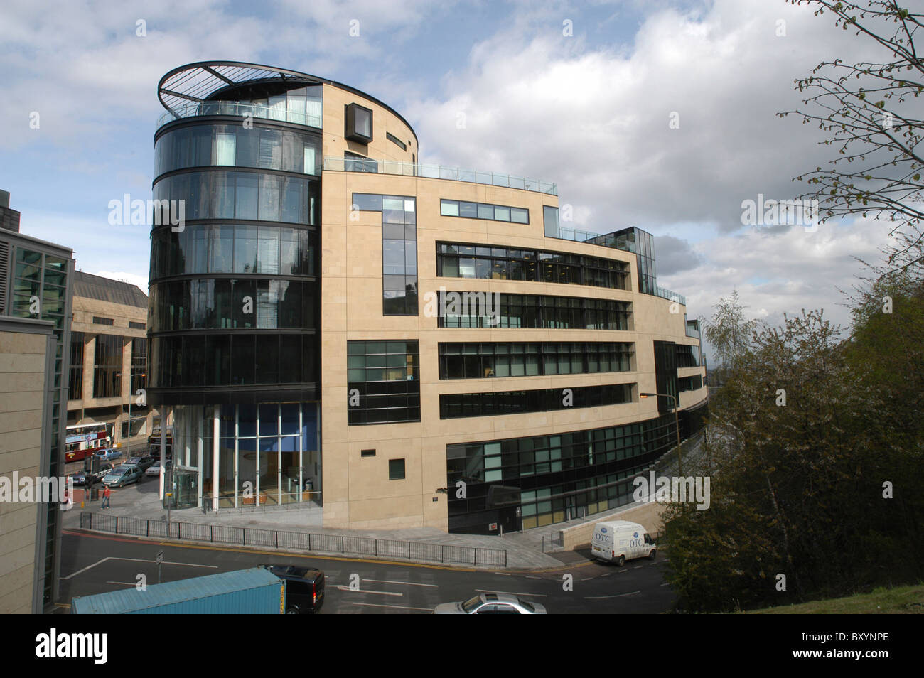 Modern contemporary city building, Edinburgh Stock Photo