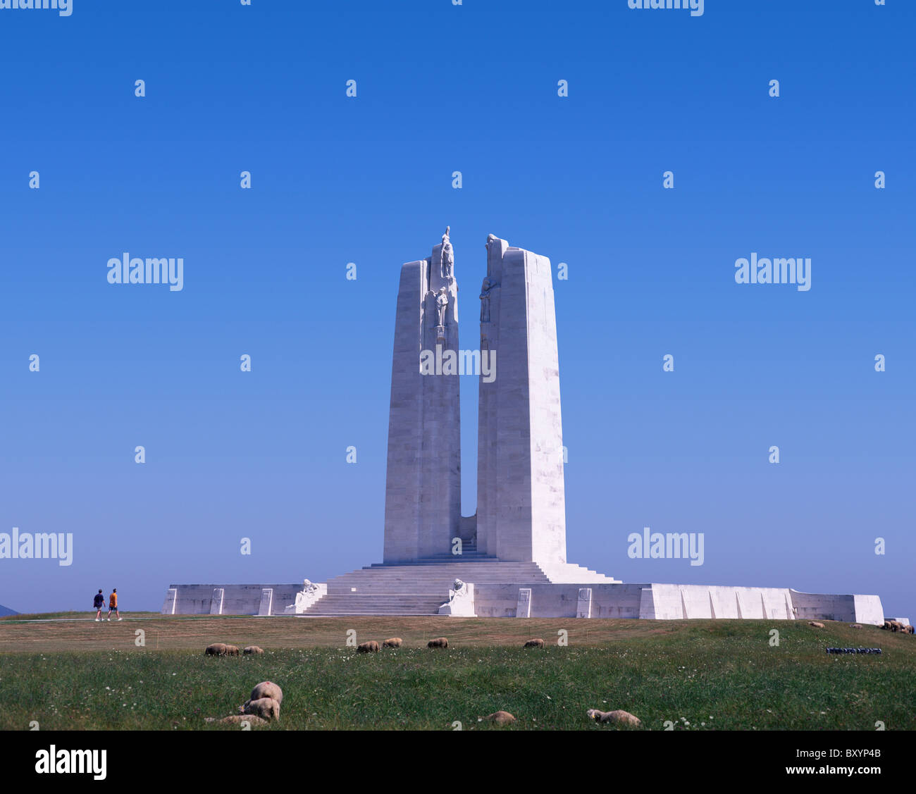 Canadian National War Memorial, Vimy Ridge, Pas de Calais, France Stock ...