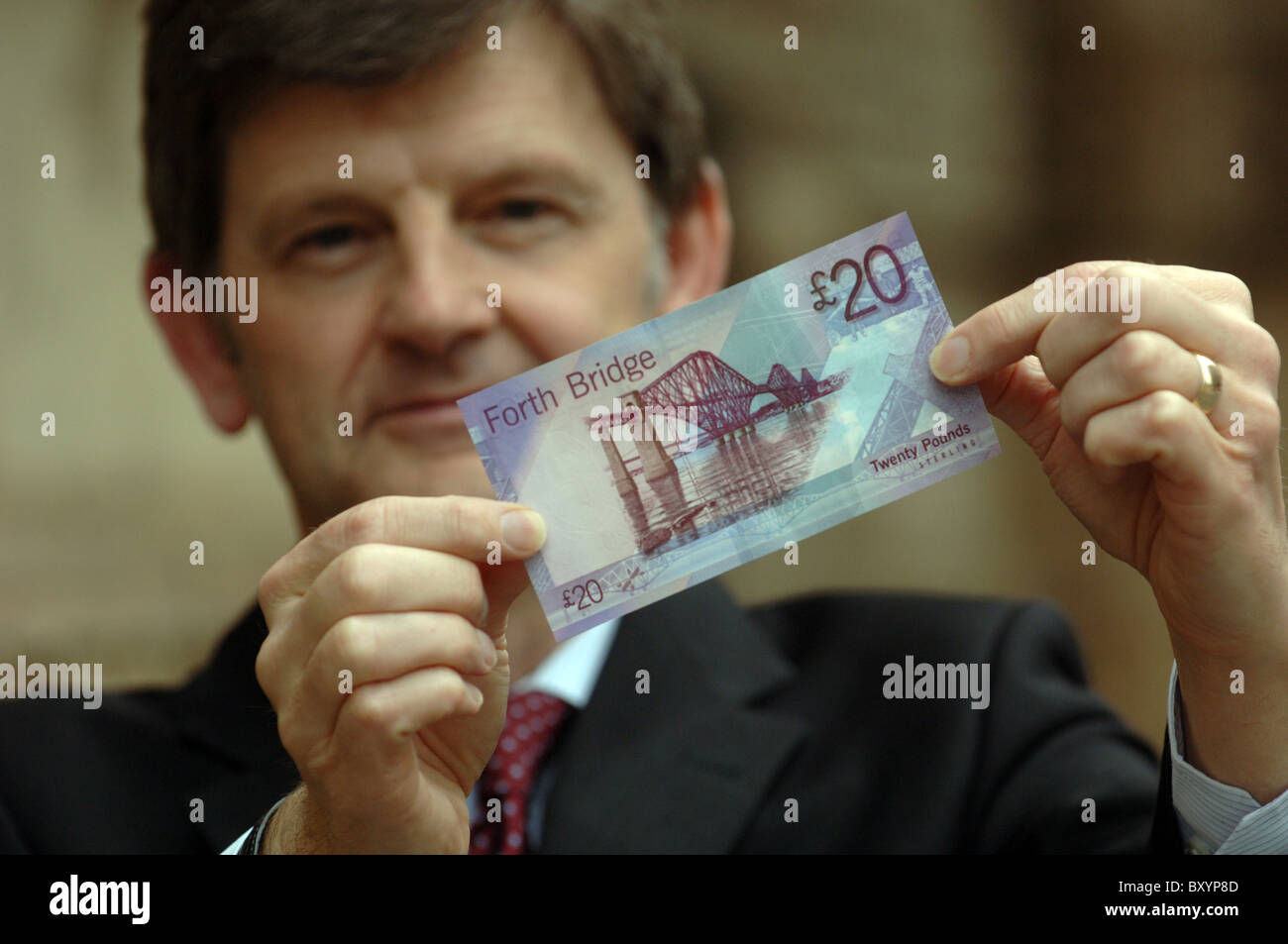 Bank of Scotland issues a new series of banknotes Stock Photo