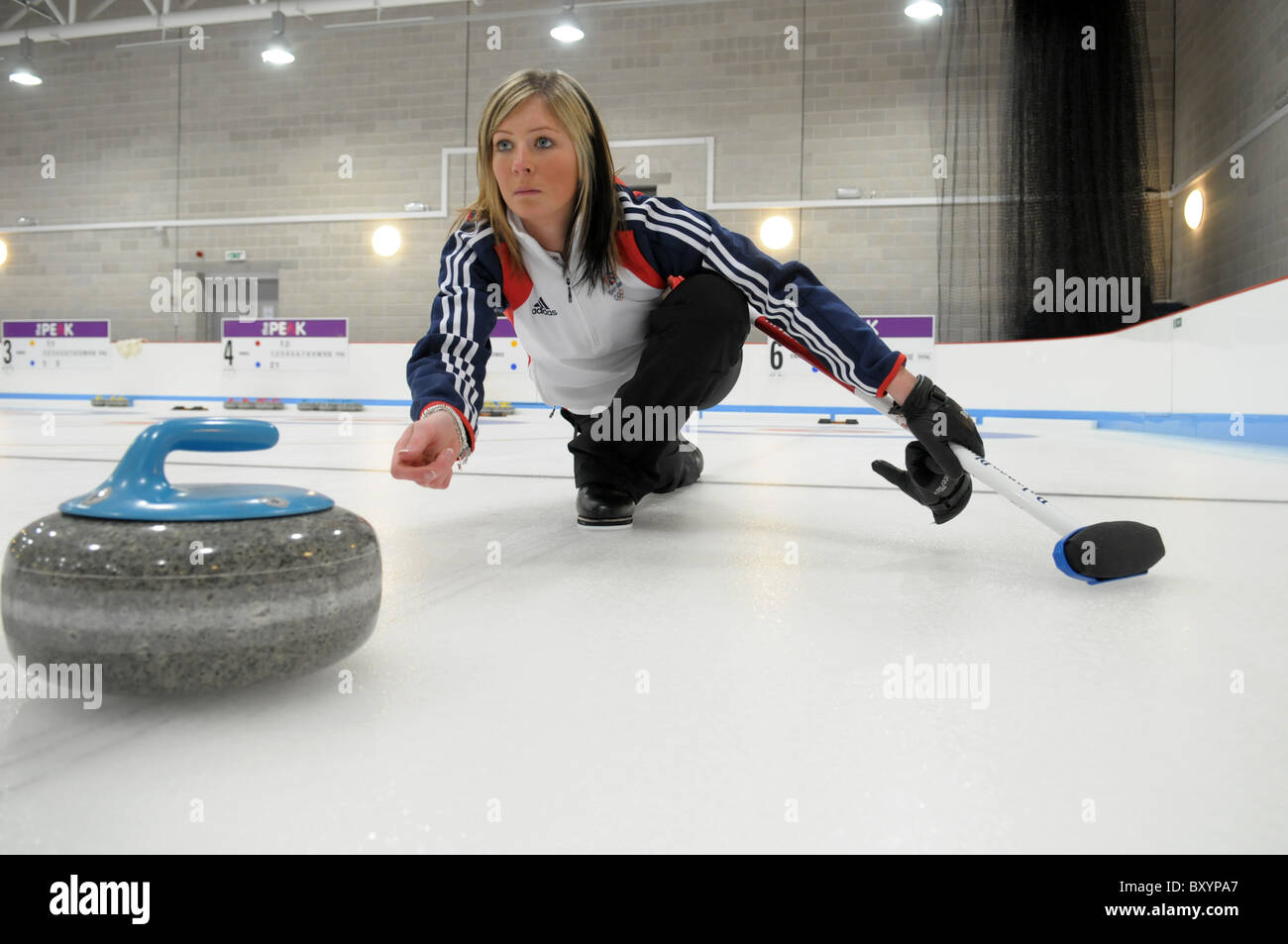 Eva Muirhead curling Stock Photo