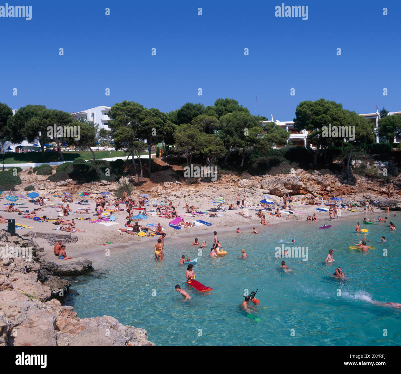 Cala Esmeralda at Cala D'Or, Majorca, Balearics, Spain Stock Photo - Alamy