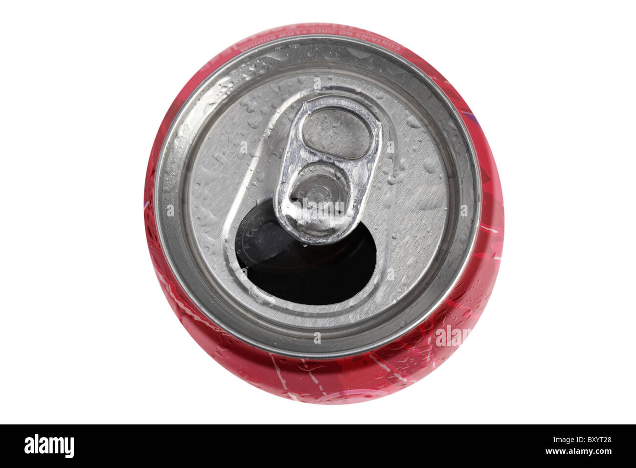 Soda can on white background Stock Photo