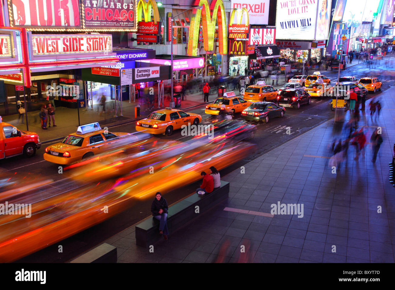 Times Square, Manhattan, New York City Stock Photo