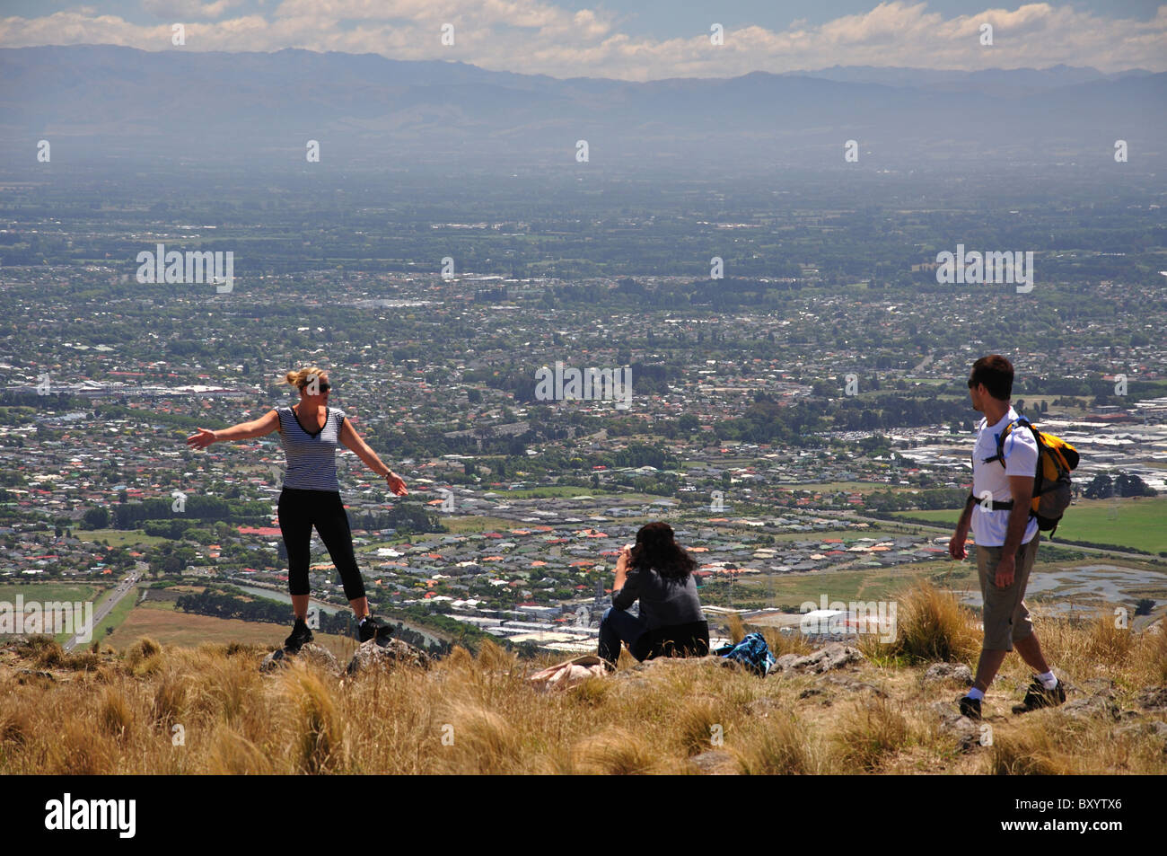 City view from summit of Christchurch Gondola, Mount Cavendish