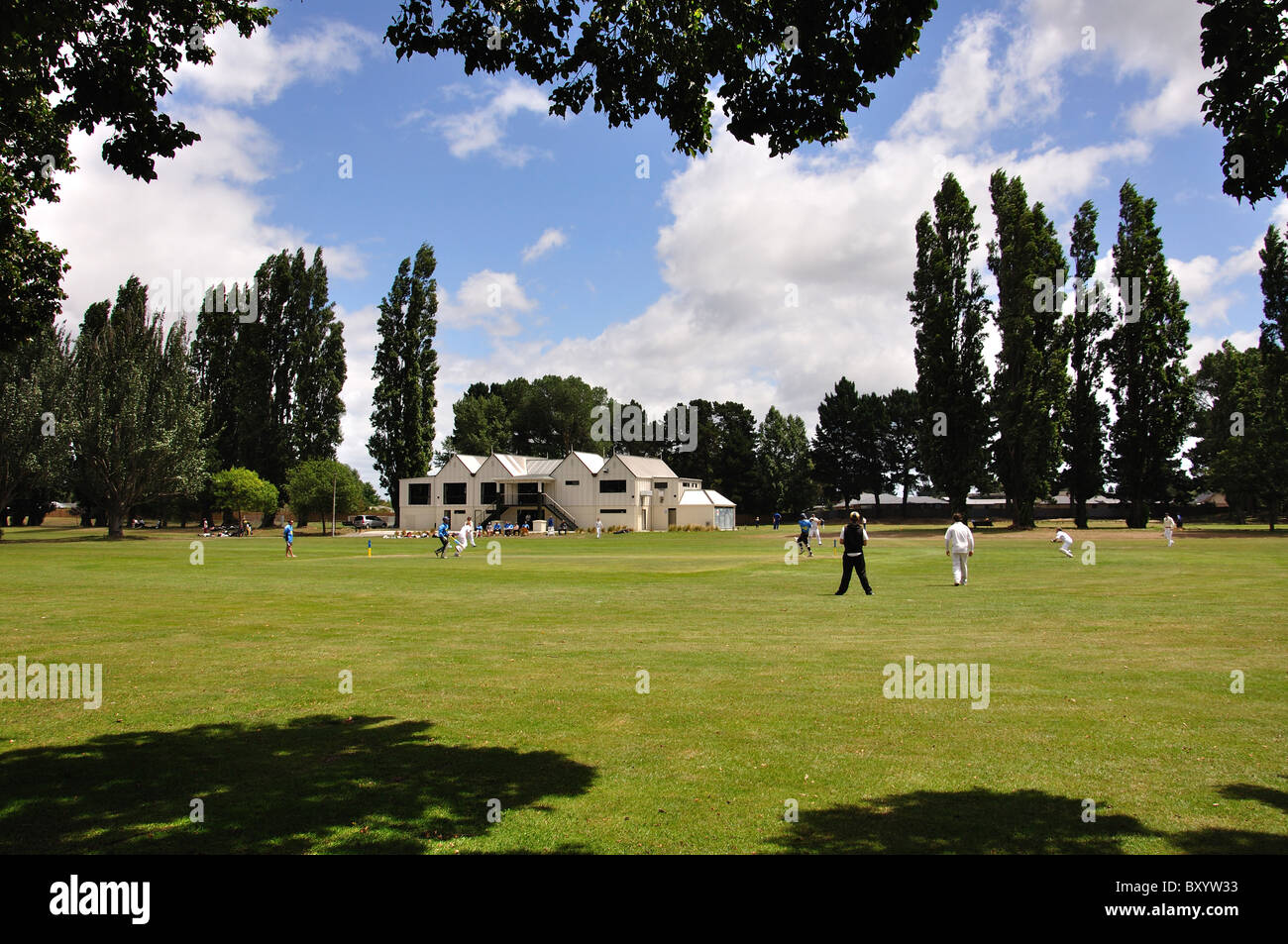 Linwood Cricket Club, Pages Road, Christchurch, Canterbury, South Island, New Zealand Stock