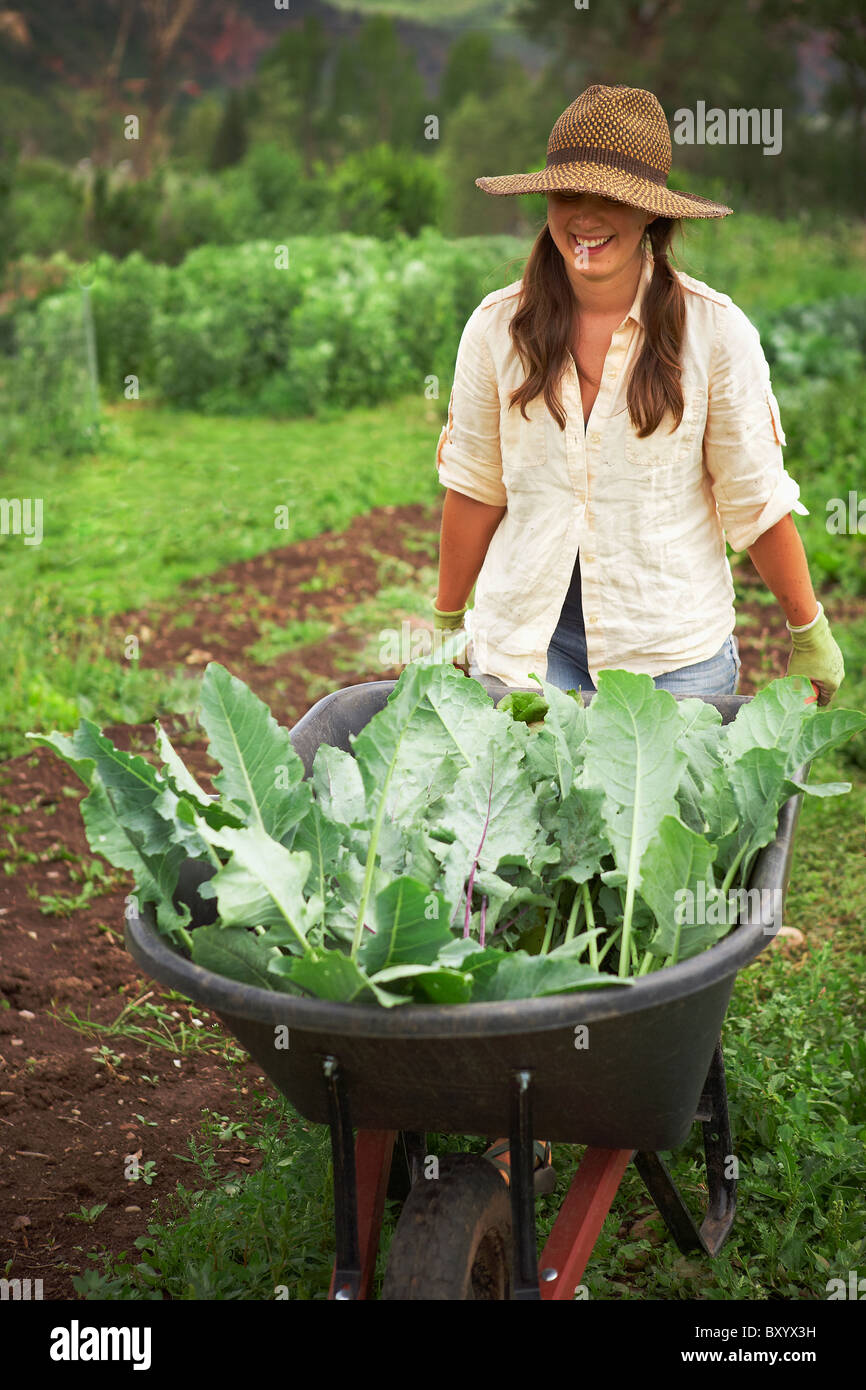 Farmer with wheelbarrow hires stock photography and images Alamy