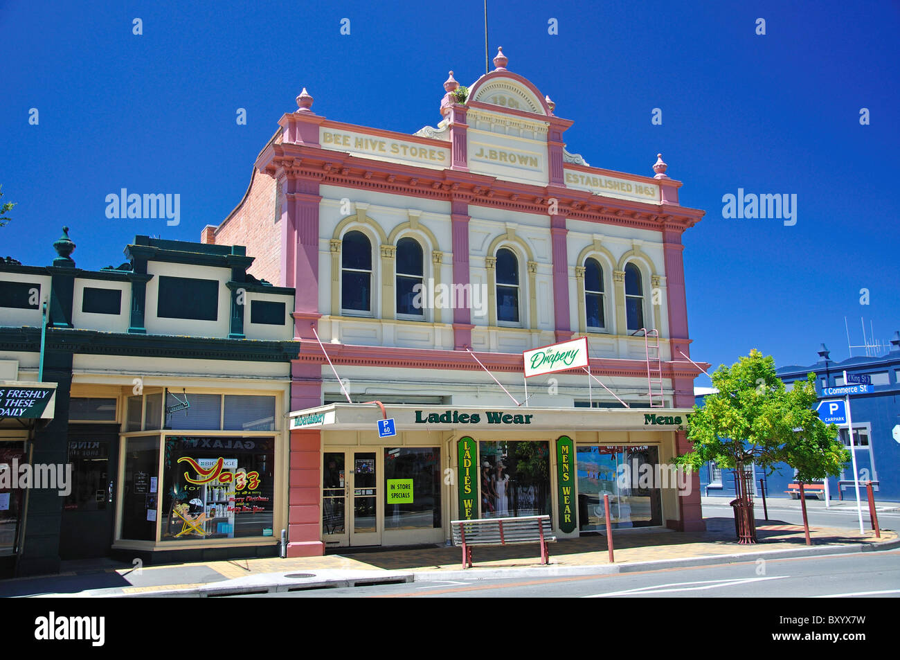 Street Scene Showing Historical Frontages, King Street, Temuka 