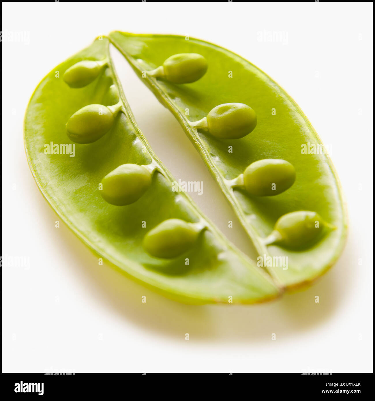 Peas in Pod Stock Photo Alamy