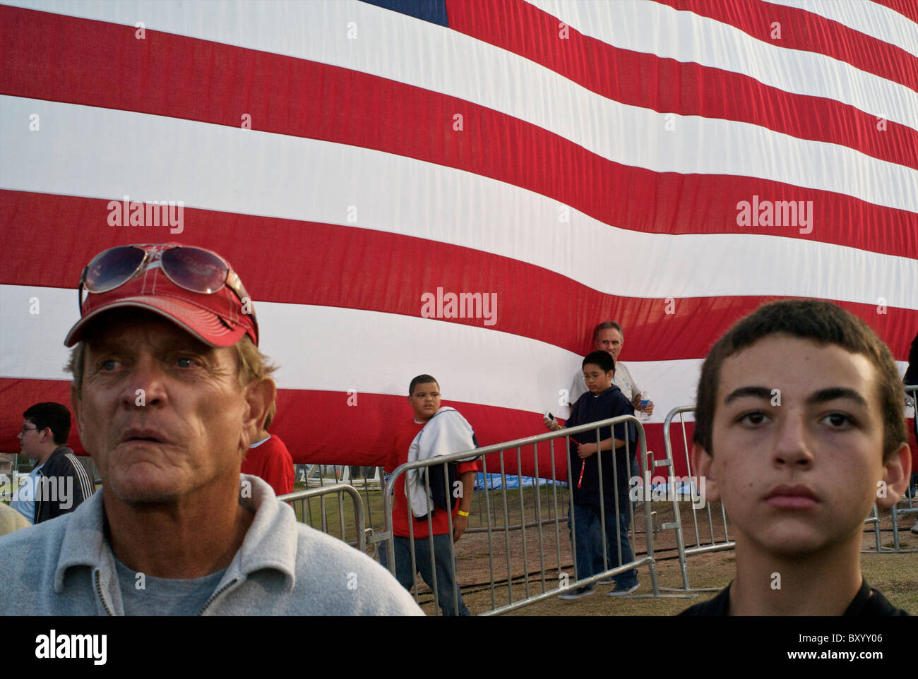 American political rally hi-res stock photography and images - Alamy