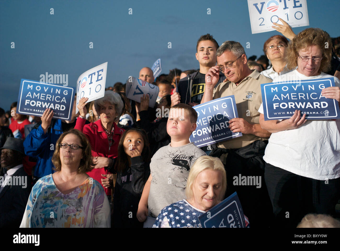 American political rally hi-res stock photography and images - Alamy