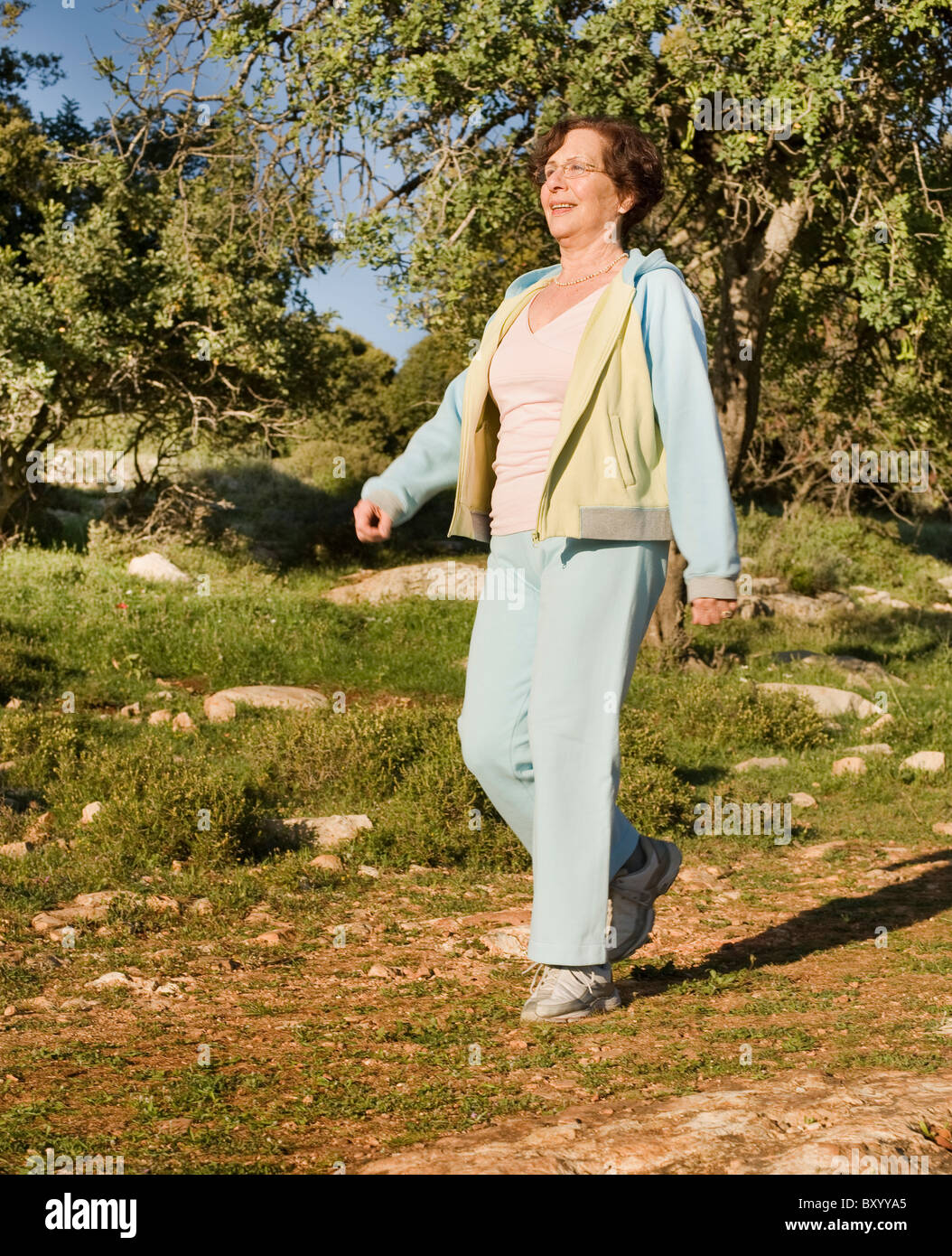 60s woman walking summer hi-res stock photography and images - Alamy
