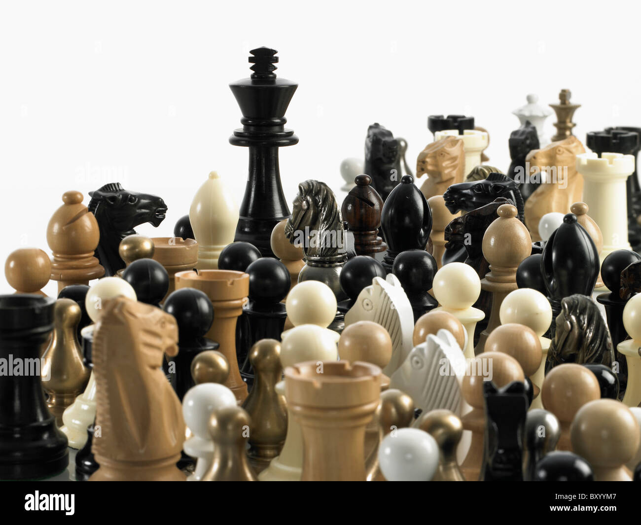 Vintage Chess Board Checkers Pawns Knights Rooks Bishops Queen King Stock  Photo by ©malyarevsky.stock.gmail.com 484395334