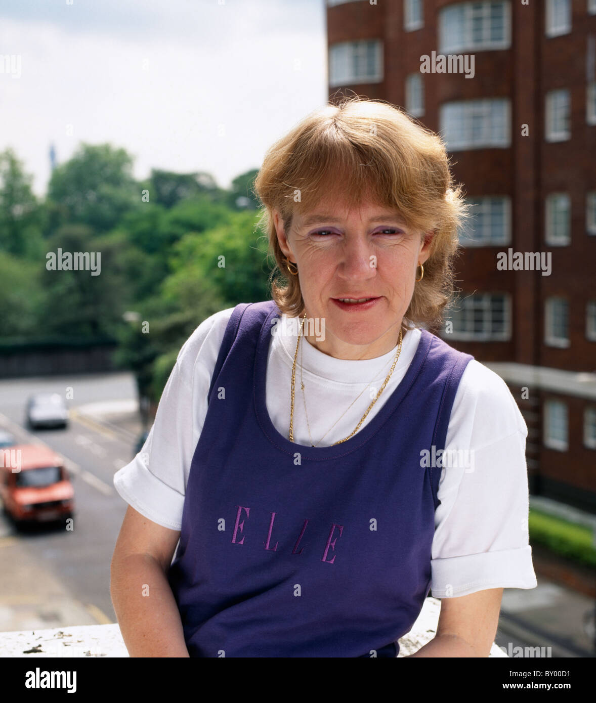 Judith Ward. She was wrongly convicted of IRA M62 coach bombing in 1970's photographed in London in England in Great Britain in the United Kingdom Stock Photo