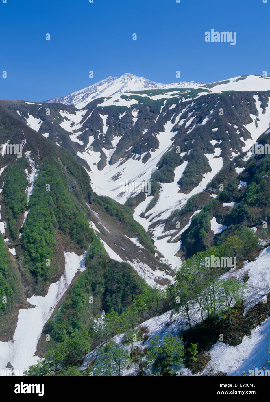 Naso Snow ravine, Nikaho, Akita, Japan Stock Photo Alamy
